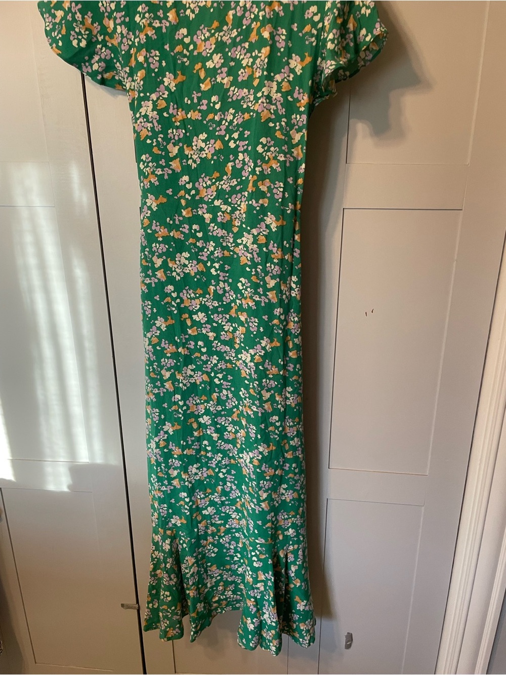 Audrey 3+1 Green Floral Wrap Maxi Dress - Picture 5 of 16